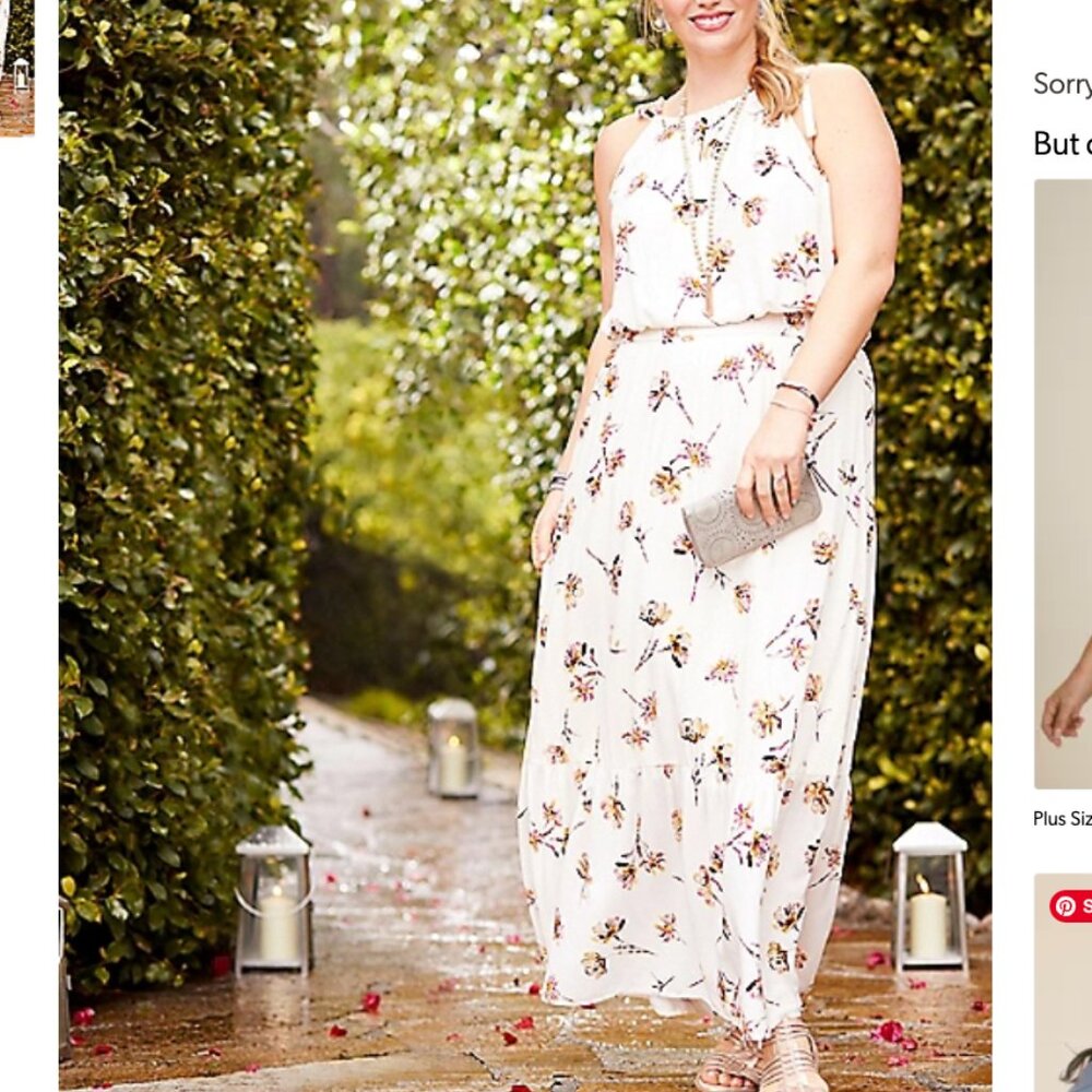 MAURICES Floral Print Smocked Waist Maxi Dress - Picture 13 of 13